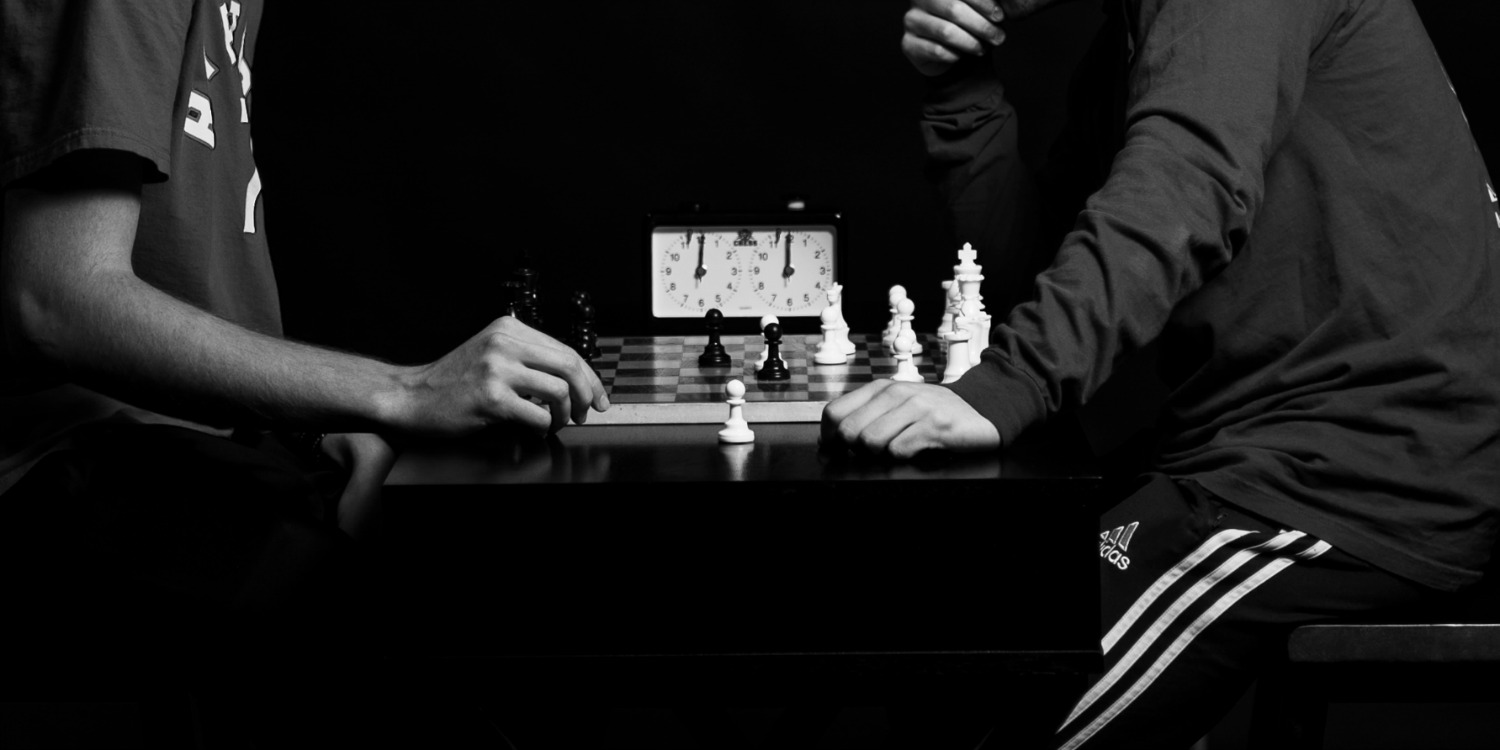 MU Students playing chess