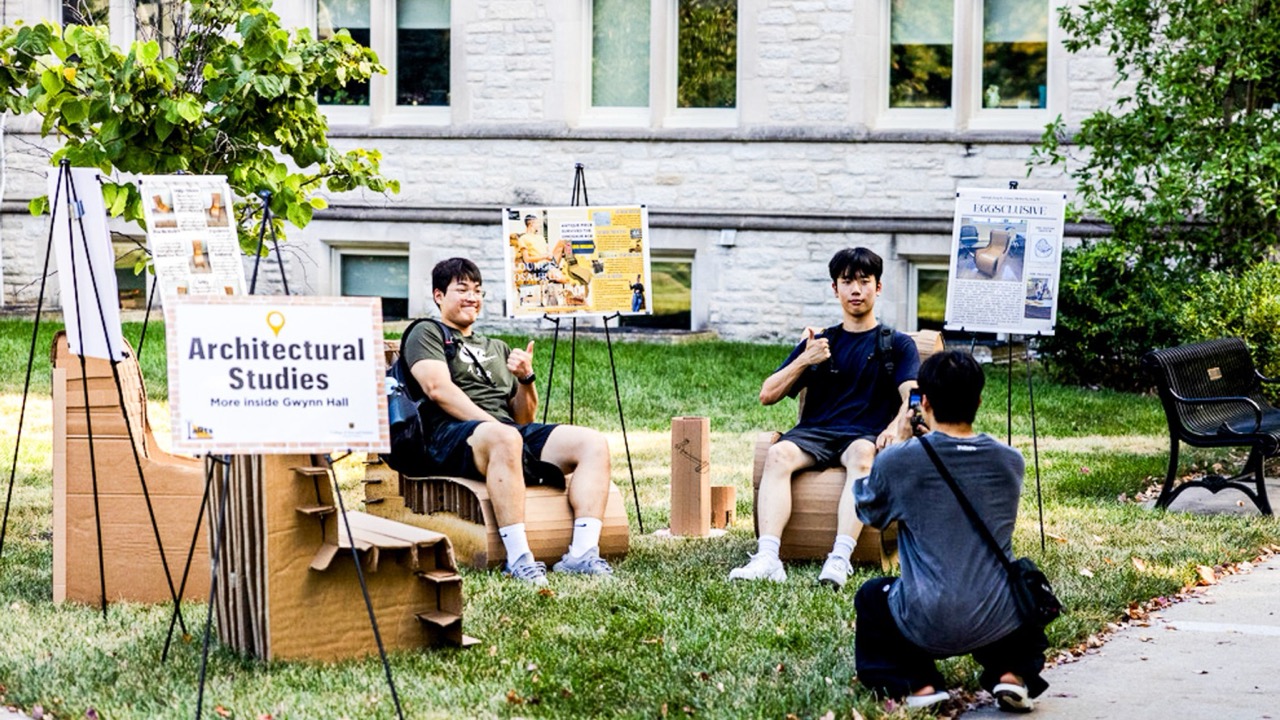 A photo of Architectural Studies' Cardboard chairs