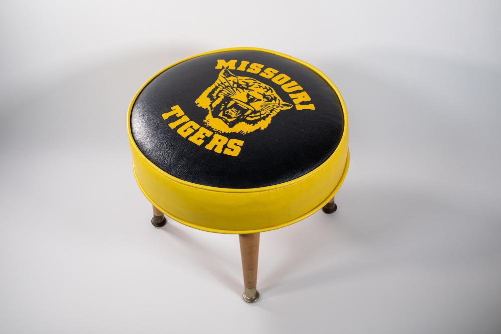 A retro foot stool from the 1970s