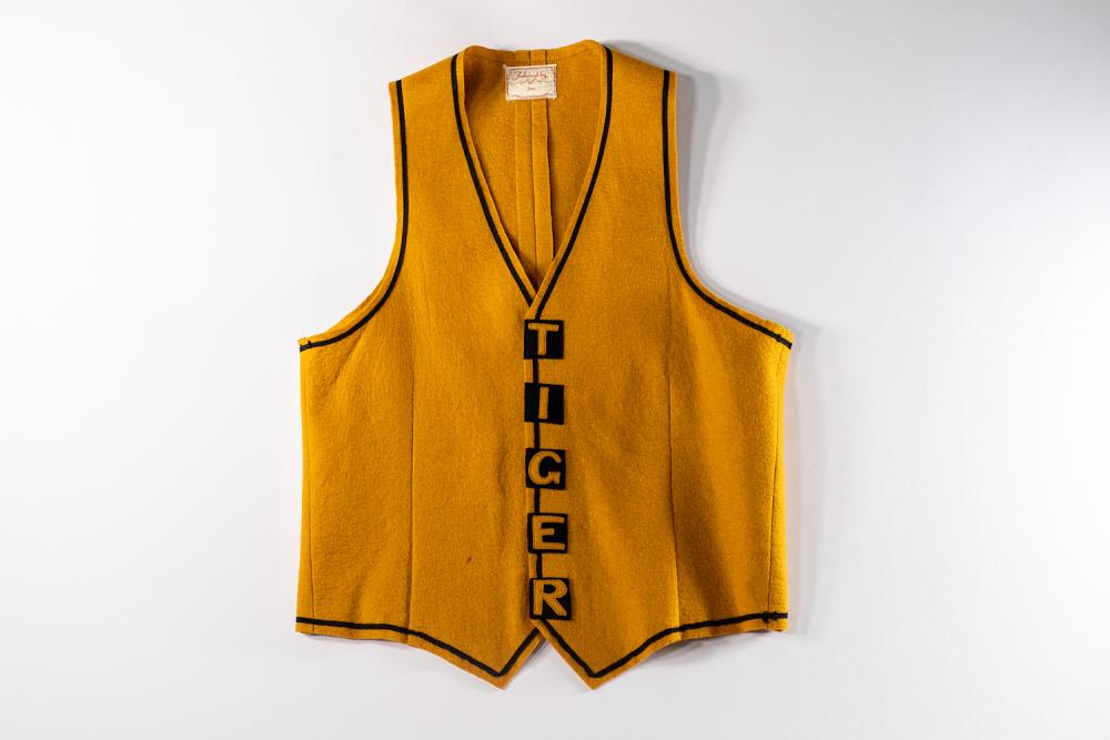 A 1960s felted wool vest