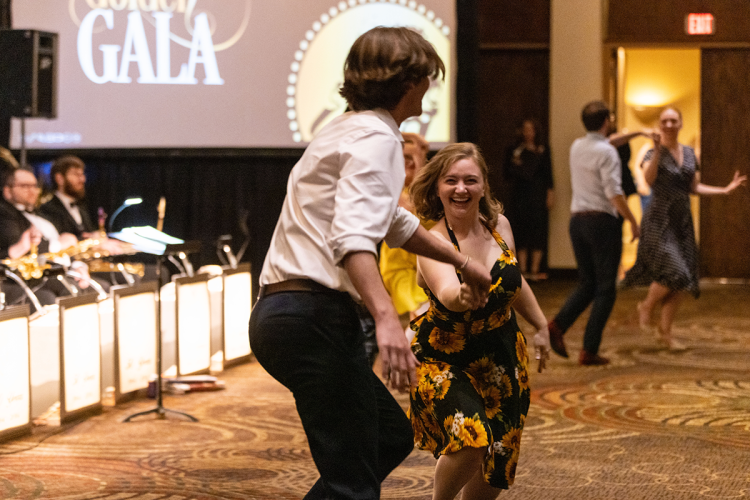 Golden Gala dancing