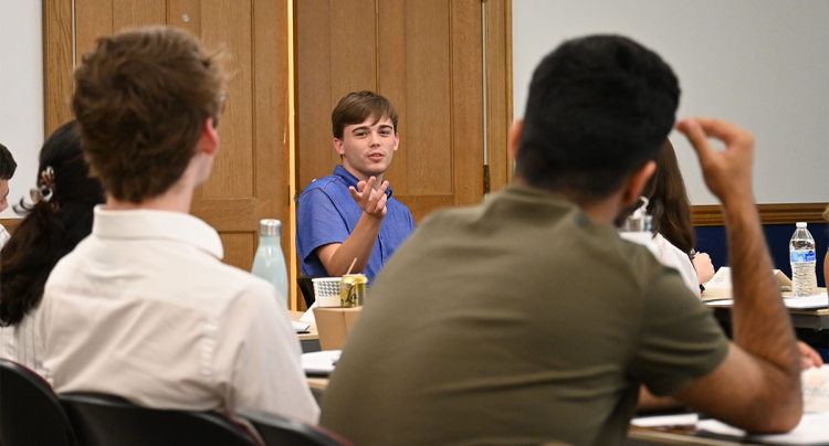 Drew Dahlgren at a seminar