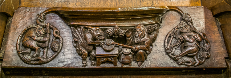 misericord; St. George's Chapel, Windsor Castle