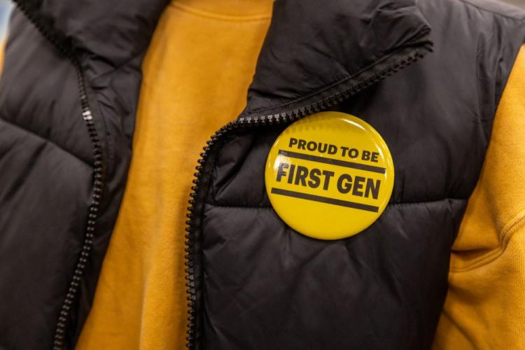 first-gen college student button
