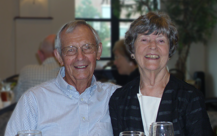 Dr. James Holstein and his wife Mariann