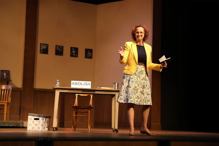 Megan Murphy Chambers on stage