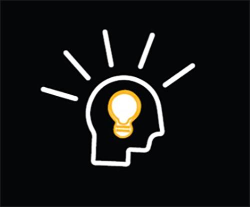 head lightbulb icon