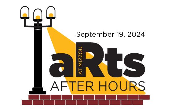 A graphic that promotes the Arts After Hours Event happening on September 19th, 2024 at Lowry Mall