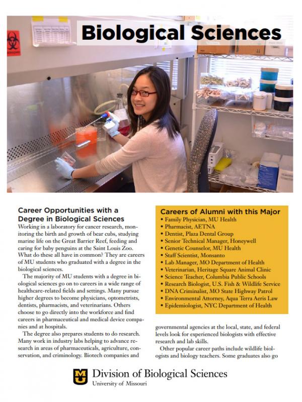 Biological Sciences Flyer
