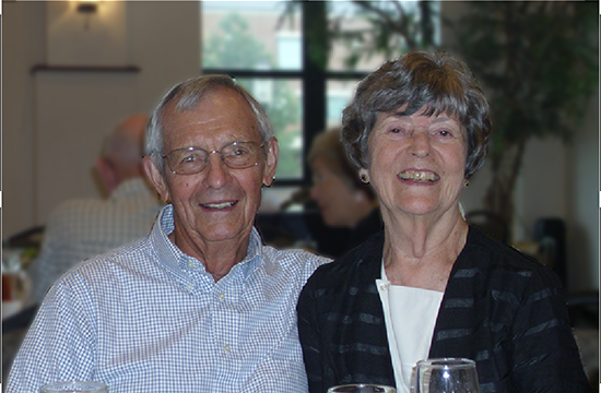 Dr. James Holstein and his wife Mariann